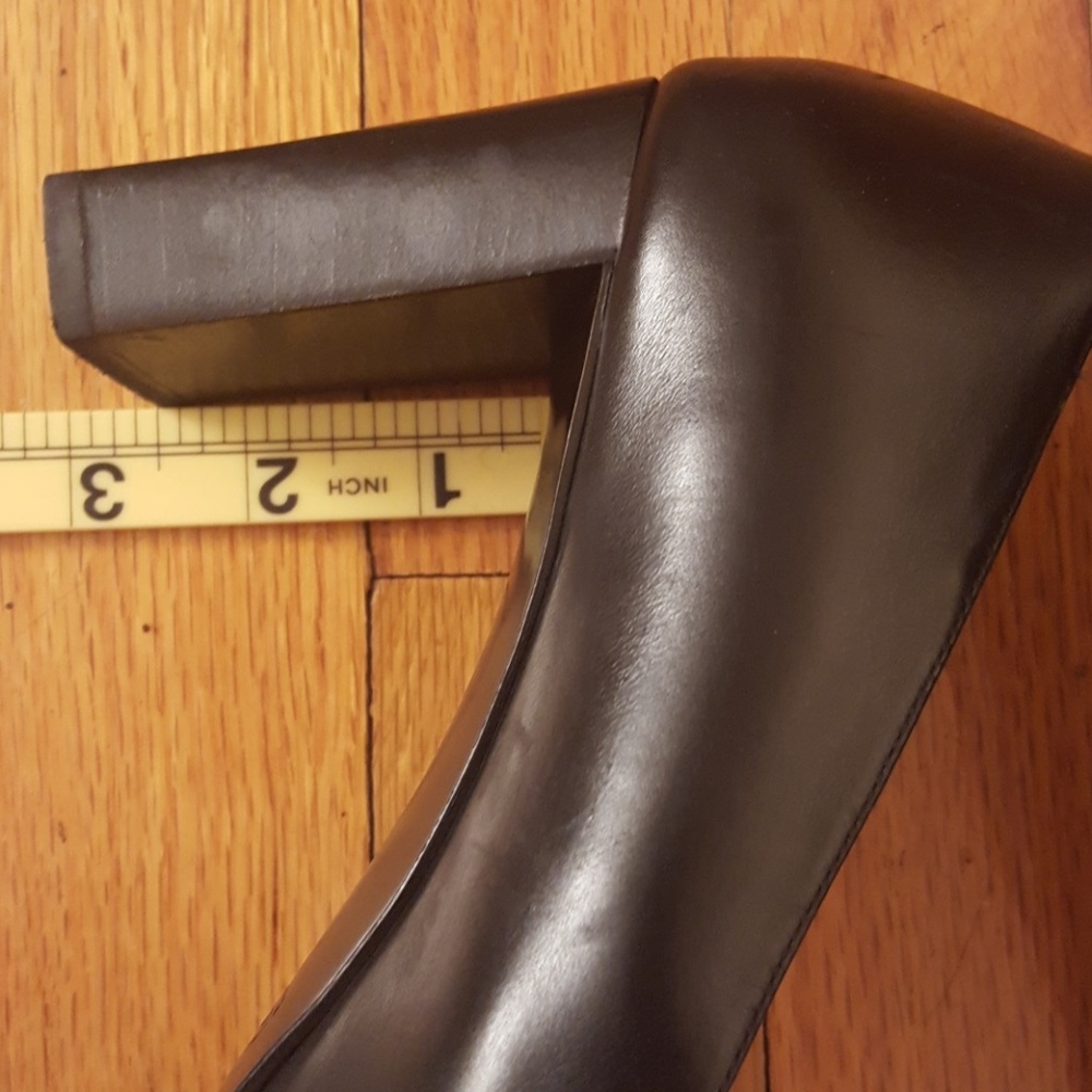 Coach Squared -Toe Black Pumps - image 2